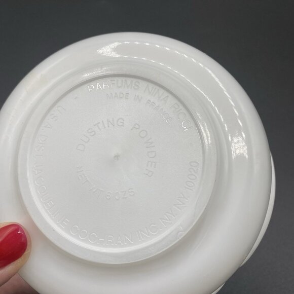 Nina Ricci L'Air Du Temps Vintage Dusting Powder Container Made in France Empty - Picture 15 of 16